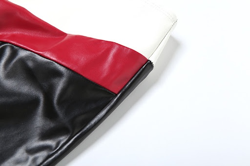 Title 12, Fashion Color Contrast Tube Top Backless Zipper...