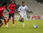 Hendrick Ekstein of Amazulu F.C during the DStv Premiership 2023/24 game between TS Galaxy and AmaZulu at Mbombela Stadium on 30 March 2024.