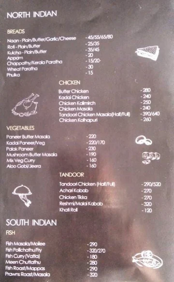 Hot Wok menu 