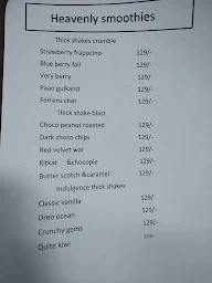 Heavenly Smoothies menu 2