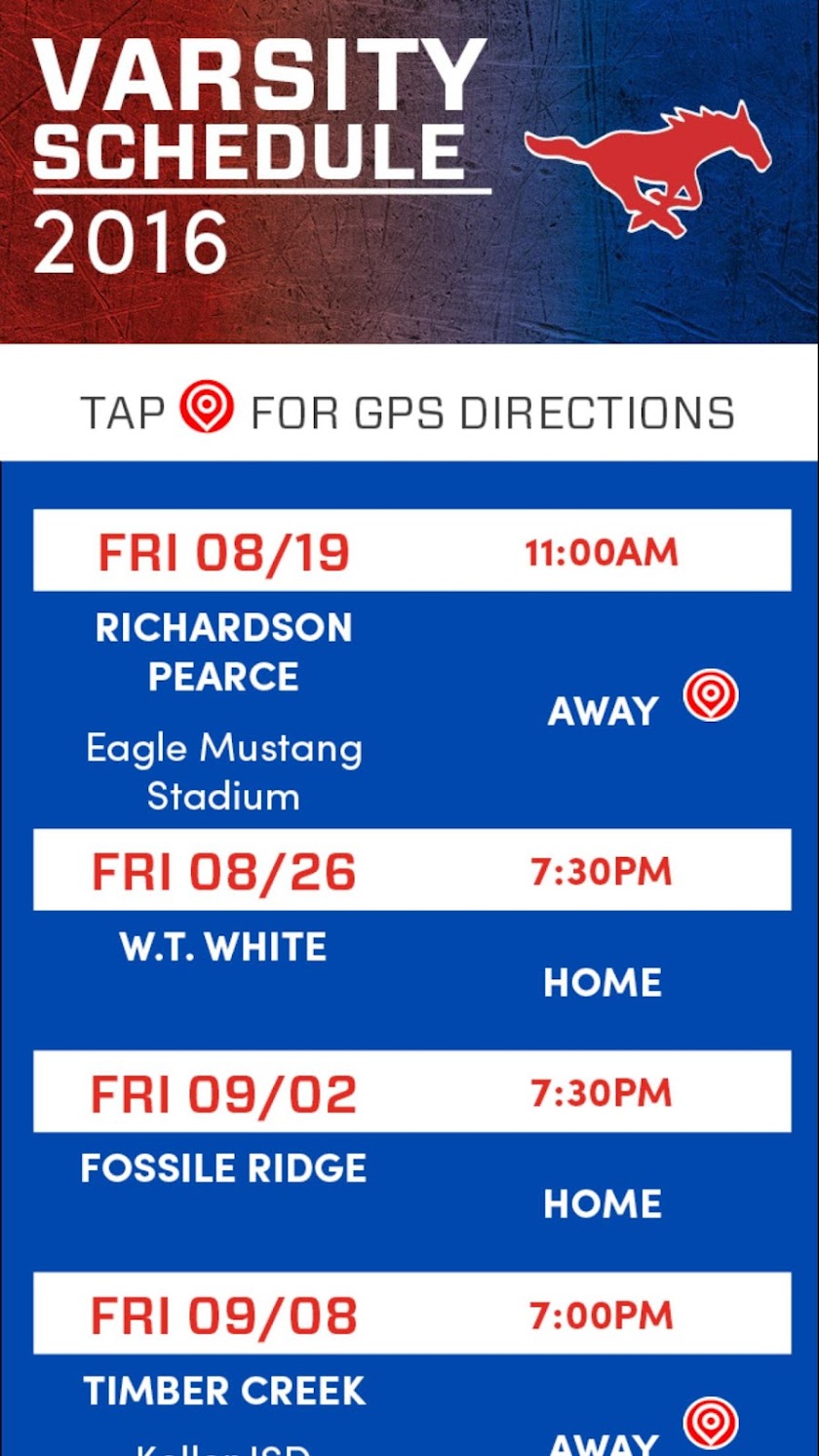Grapevine Sports App Screen 2