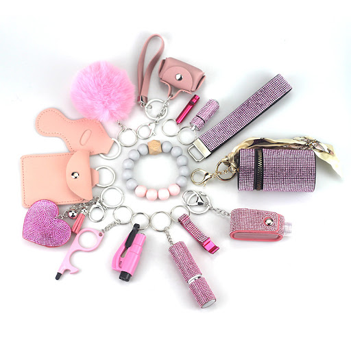 Title 4, Diving Fabric Self-defense Alarm Keychain, your...