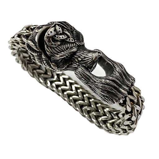 Title 6, Nordic Viking Mens Bracelet Retro Punk Stainle...
