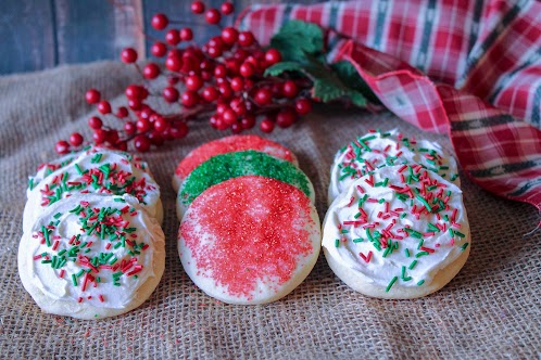 Soft Christmas Sugar Cookies