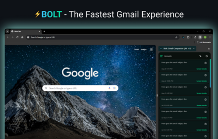 Bolt: The Fastest Gmail Experience ⚡ small promo image