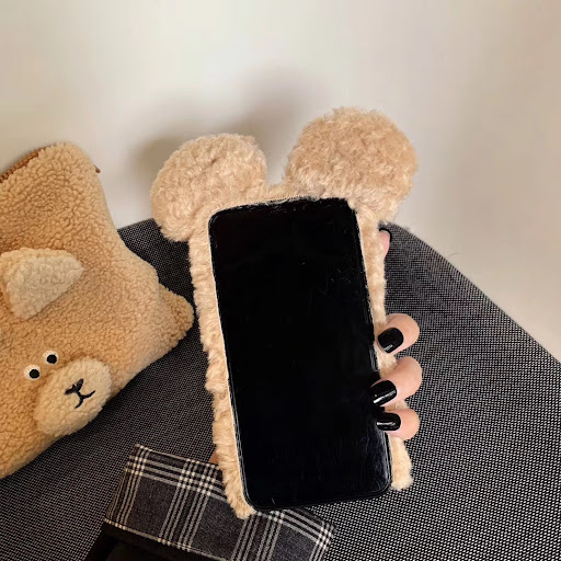 Title 2, Plush cute mobile phone case, protect your phon...