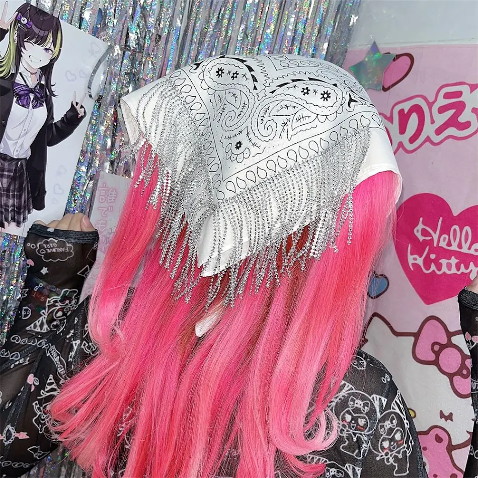 Damesmode strass haarband sjaal
