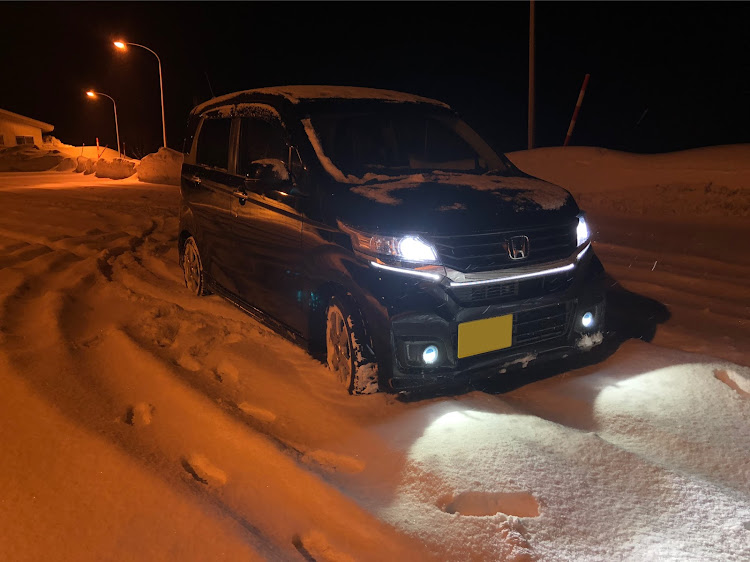 つぅとん♡さんが投稿した積雪・ＮBOXカスタム・NWGNcustom・雪映え笑・Nシリーズに関するカスタム事例の投稿画像1枚目
