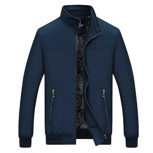 Title 2, Spring and Autumn Mens Jacket Casual Stand Col...