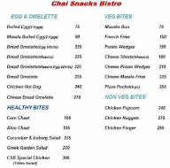 Chai Snacks Bistro menu 3