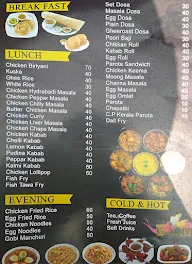 K.K Kabab & Biryani Corner menu 1