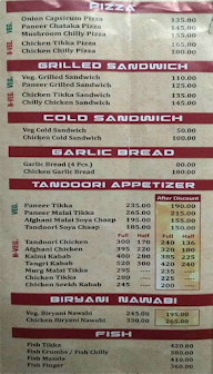 Shahi Khansama menu 2