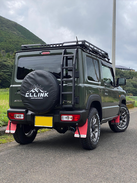 JIMNY JB64EVA樹脂製 マッド フラップ 泥除けブラック JB74不可 - 外装