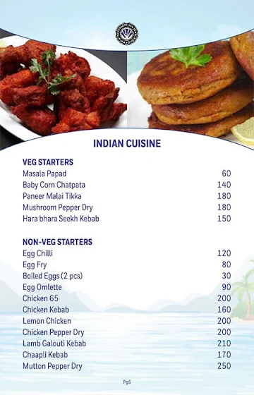 Mangalore Sea Palate menu 