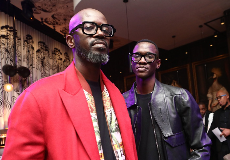 DJ Black Coffee and his son Esona 'Sona' Maphumulo.