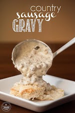 Country Sausage Gravy was pinched from <a href="http://selfproclaimedfoodie.com/country-sausage-gravy/" target="_blank">selfproclaimedfoodie.com.</a>