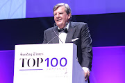 Dr Johann Rupert at the 2016 Sunday Times Top 100 Companies Awards in Sandton on 8 November 2106.