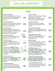 Salad Garden menu 1