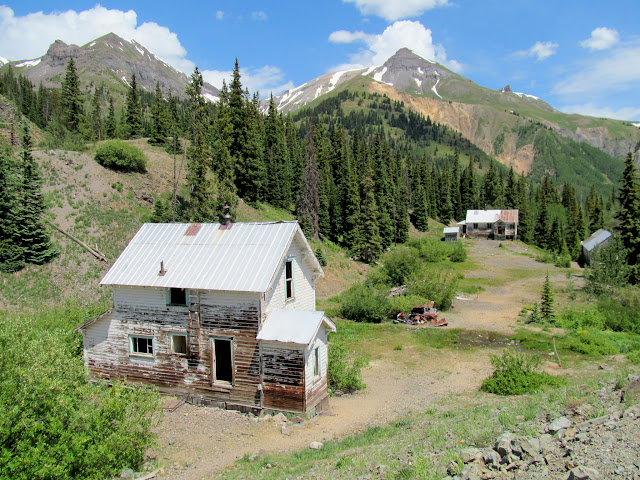 Houses near the Idarado Mine