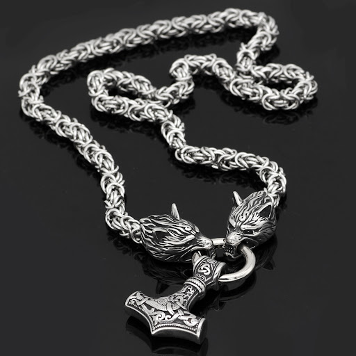 Title 5, Wolf head pure hand chain