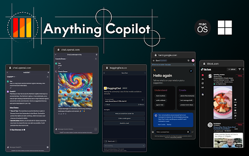 Anything Copilot: AI Multitasking Tool, Real Chatgpt sidebar, Chatdoc