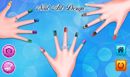 Fashion Nail Polish Salon Nail Art Design Games