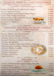 Legend Bar & Restaurant menu 1