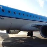 taking KLM cityhopper from Amsterdam to Berlin in Berlin, Berlin, Germany