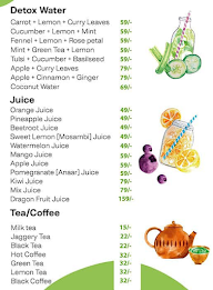 Healthy Monk Cafe menu 2