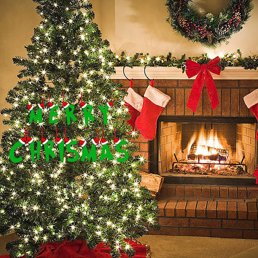 Title 2, Christmas Tree Decorative Pendant Letters Hangi...