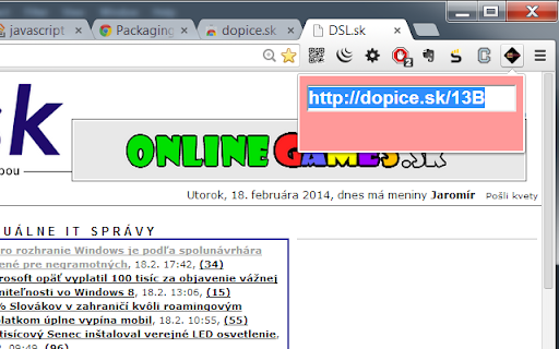 dopice.sk chrome extension