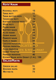 Nightbird Kitchen And Restaurant menu 3