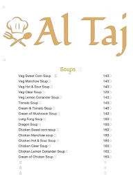 Al-Taj menu 1