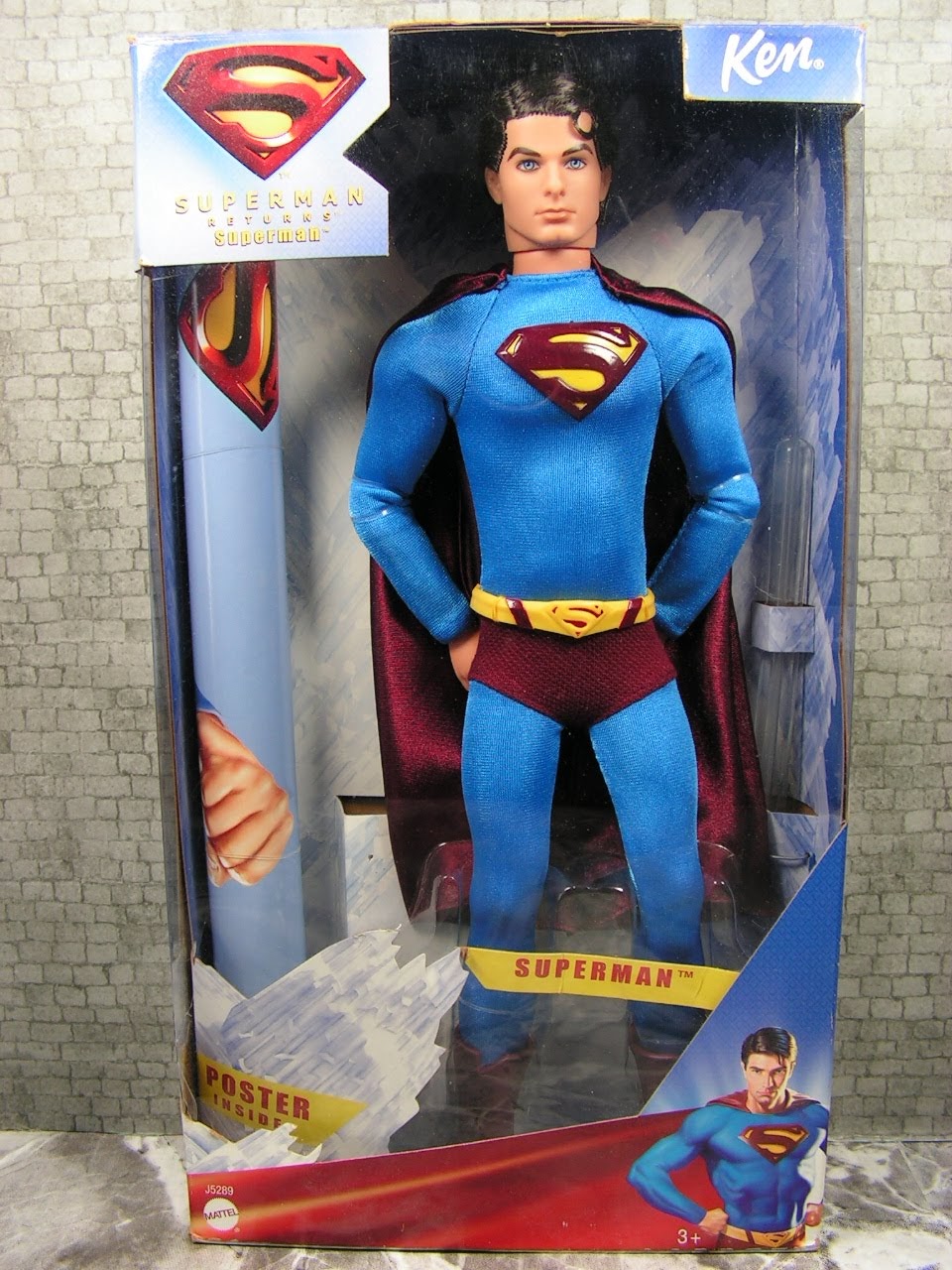 Mattel 2005 Ken as Superman (Superman Return)