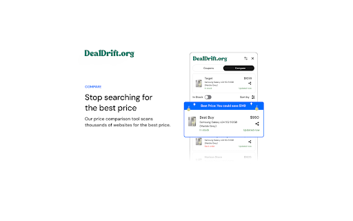 DealDrift Coupon Finder screenshot 3