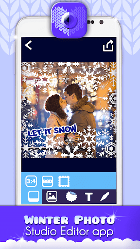 Winter Photo Studio Editor App