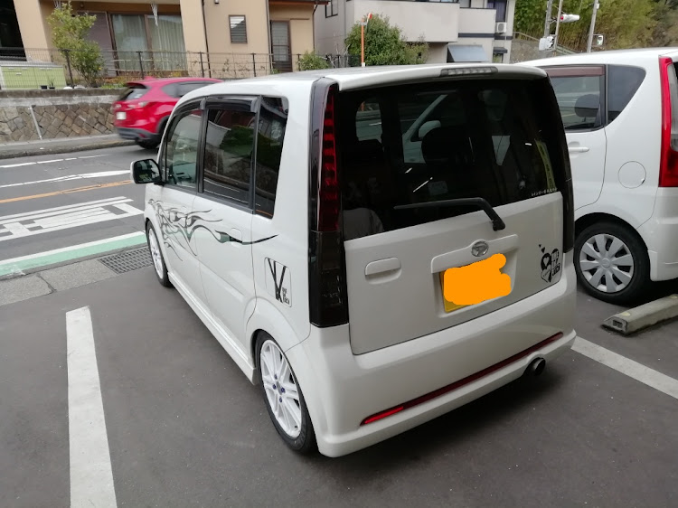 ムーヴカスタムのまんぷく亭・親友と女子会・満腹の時はキツい足回りw・素敵女子Hさん❤️に関するカスタム事例の投稿画像1枚目