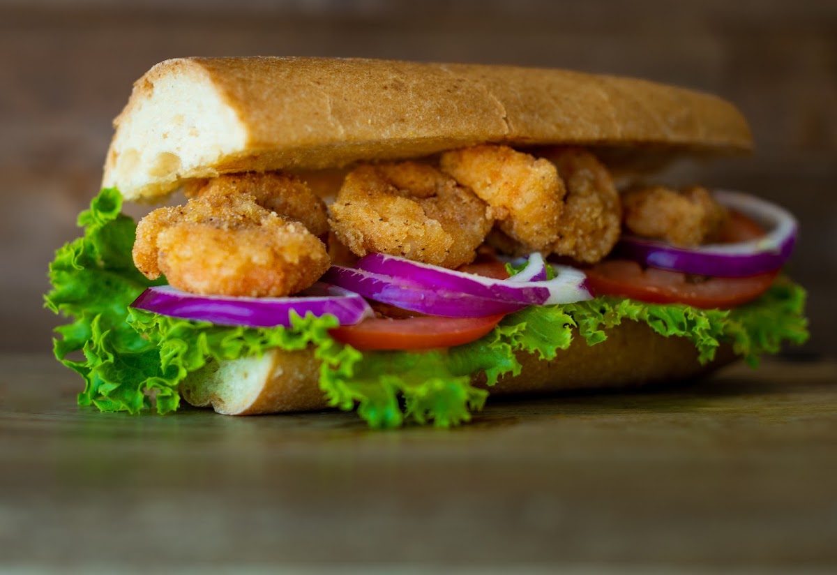 GF shrimp Po-boy!!