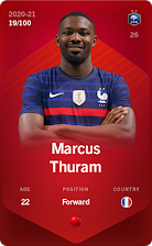 Marcus Thuram 2020-21 • Rare 19/100