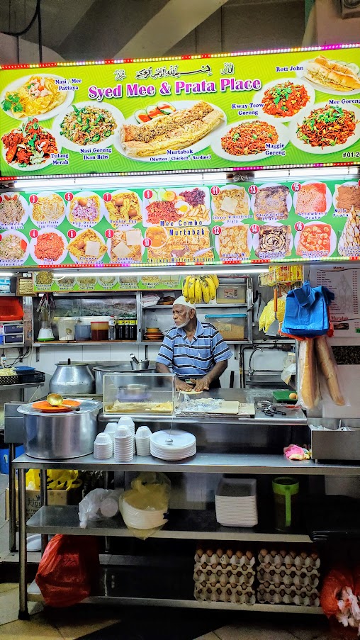 Guide to visiting Hawker Centers in Singapore: Syed Mee & Prata Place, made to order prata at Tekka Centre