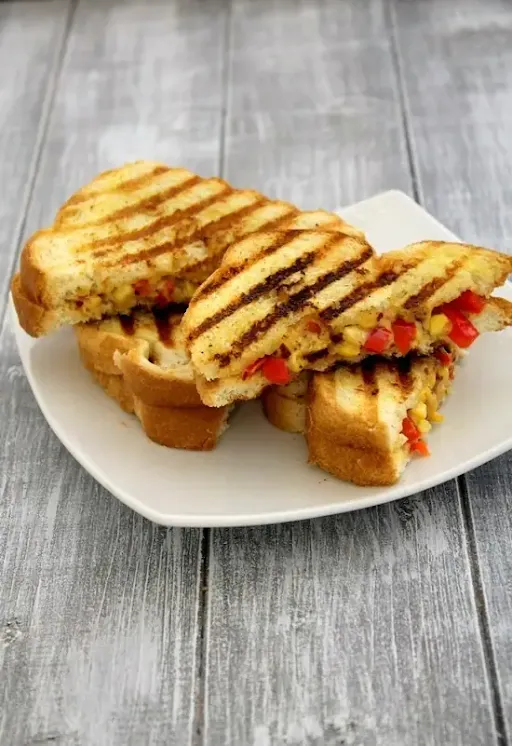 Corn Cheese Toast Sandwich