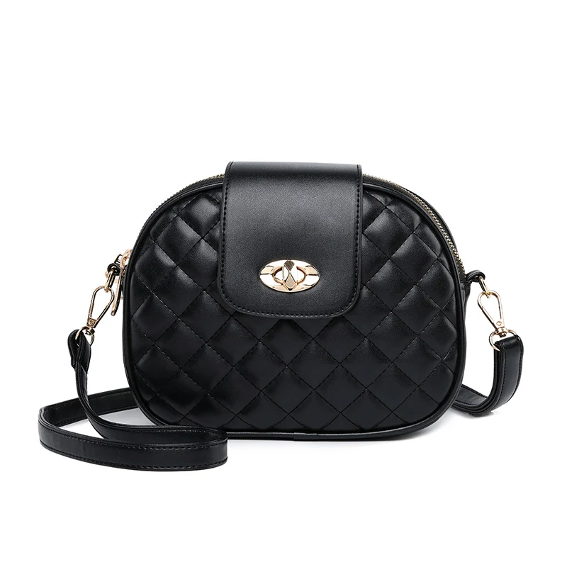 Bolsa feminina de ombro Lingge de três camadas, perfeita para organização e estilo. Ampla, prática e durável, ideal para mulheres que buscam conforto e funcionalidade.