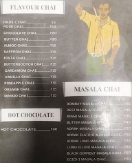Baithak The Chai Bar menu 1