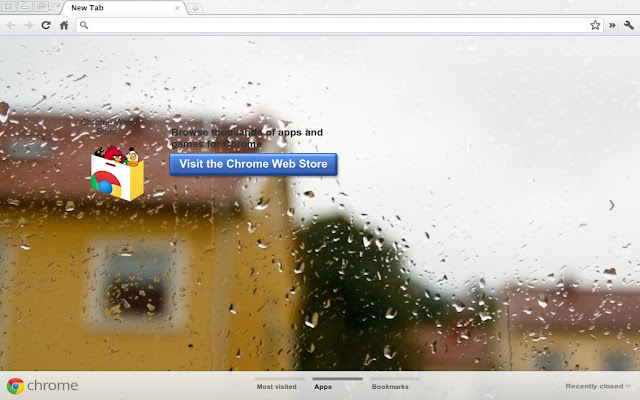 Rain on the Window chrome extension