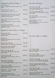 Tamnak Thai menu 1