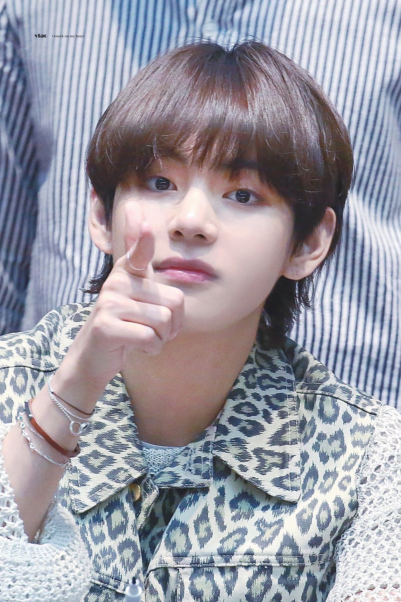 bts v pointing