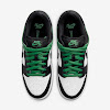 nike sb dunk low pro black and classic green