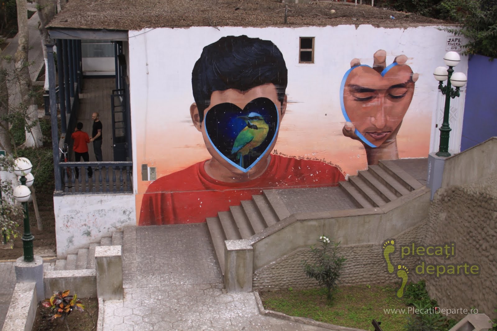 pictura murala in Barranco, Lima, Peru