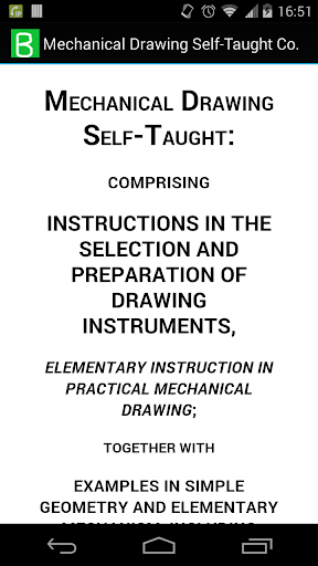 Mechanical Drawing Self-Taught