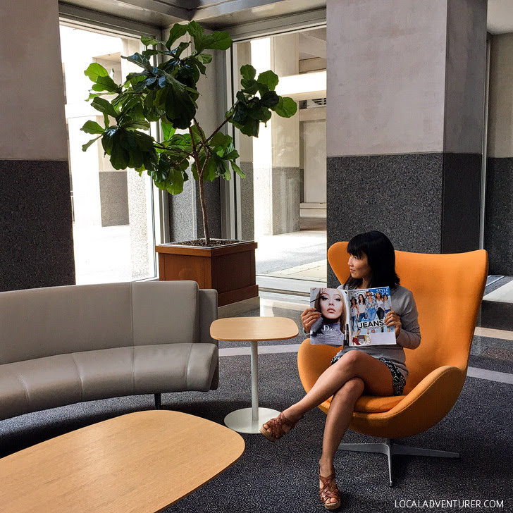 Touring Procter and Gamble Headquarters in Cincinnati.